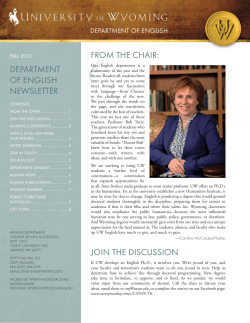 2013 - University of Wyoming