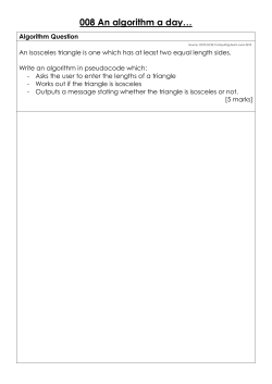 008 An algorithm a day&hellip;