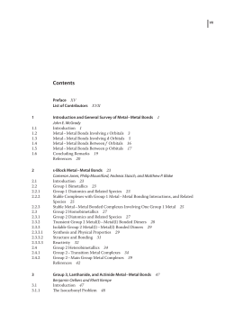 Contents - Wiley-VCH