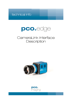 pco.edge Camera Control Commands