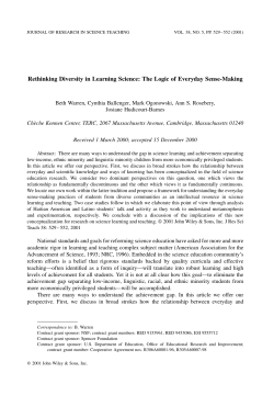Rethinking Diversity in Learning Science: The Logic of