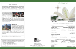 The King Lives! - Moraga Valley Presbyterian Church