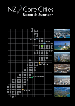 MBIE-NZ-Core-Cities-Research-Summary