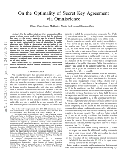 On the Optimality of Secret Key Agreement via