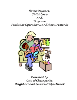 Home Daycare - City of Chesapeake, Virginia