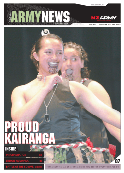 Army News Issue 362 - the New Zealand Army