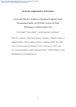 Supplementary Information - Royal Society of Chemistry