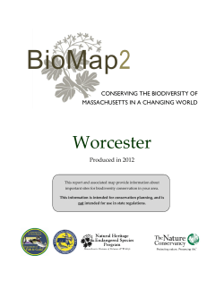 Conserving the Biodiversity of Massachusetts