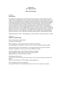 The American West - Western Literature Association