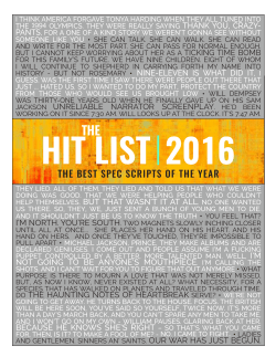 THE HIT LIST 2016 - Amazon Web Services