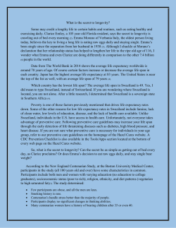 Dated 2015 - The average lifespan in america is.