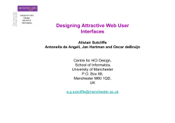 Designing Attractive Web User Interfaces