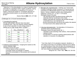 Alkane Hydroxylation - The Scripps Research Institute