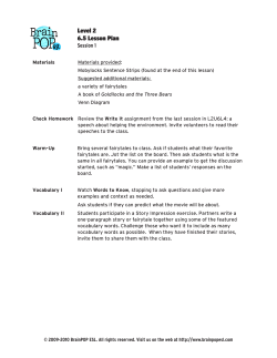 Level 2 6.5 Lesson Plan