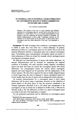 an internal and an external characterization