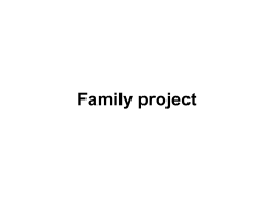 Family project