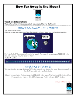 How Far Away is the Moon?