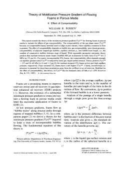 Theory of Mobilization Pressure Gradient of Flowing