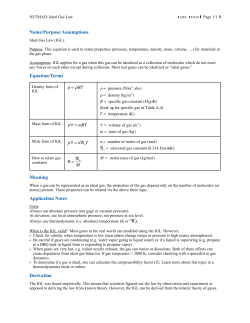 NETMAD-ideal gas law