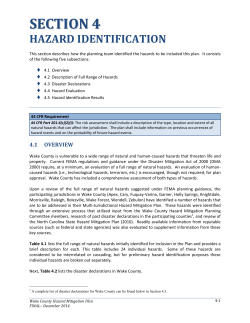 section 4 - Town of Cary