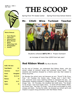the scoop - Spring-Ford 7th Grade Center - Spring