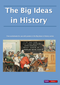 The Big Ideas in History