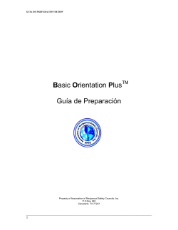 Spanish BOP Study Guide