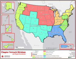 Chapter Network Divisions