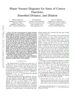 Planar Voronoi Diagrams for Sums of Convex Functions