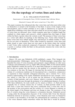 On the topology of vortex lines and tubes