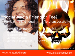 Social Media Friend or Foe?