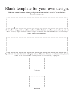 Pinewood derby template