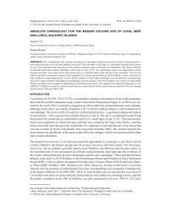 absolute chronology for the beaker culture