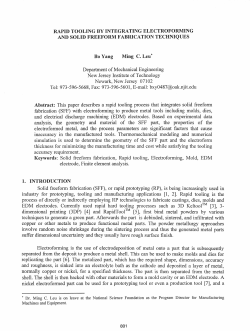 Rapid Tooling by Integrating Electroforming and