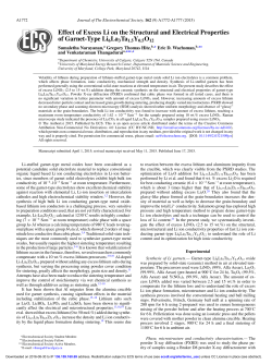 Effect of Excess Li on the Structural and Electrical Properties of