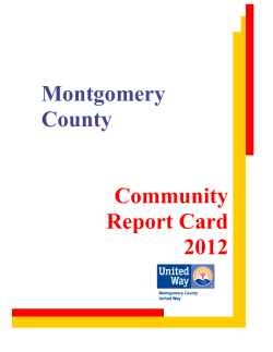 2012 Montgomery County Report Card