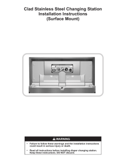 962-11 Baby Changing Station