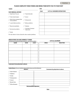 please complete these forms and bring them with you