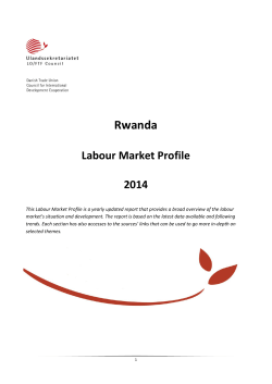 Rwanda &ndash; Labour Market Profile 2014
