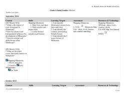 Curriculum Map