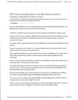 Camille Herron shatters women`s marathon course record