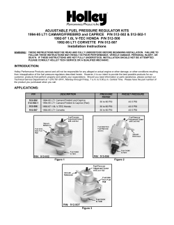 adjustable fuel pressure regulator kits 1994-95