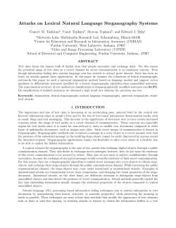 Attacks on Lexical Natural Language