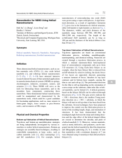 Nanorobotics for NEMS Using Helical Nanostructures