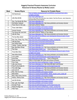 Heggerty Preschool Phonemic Awareness Curriculum