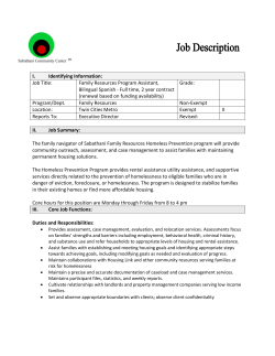 I. Identifying Information: Job Title