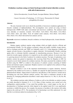 Oxidation reactions using tert-butyl hydroperoxide/d