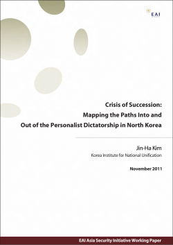 Mapping the Paths Into and Crisis of Succession: Out of the