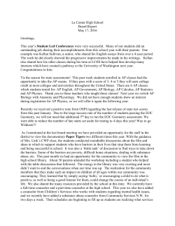 High School - La Center School District