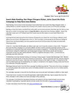 Iowa`s Nate Kaeding, San Diego Chargers